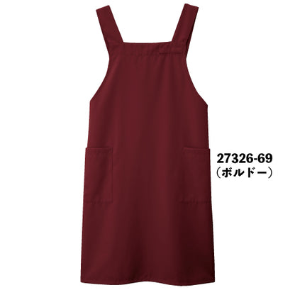 H型胸当てエプロン